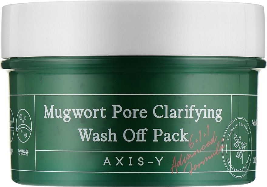 Купити Глиняна маска для проблемної шкіри Axis-Y Mugwort Pore Clarifying Wash Off Pack на Elune.com.ua