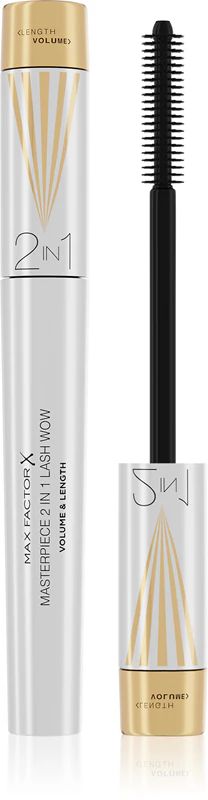 Купити Туш з ефектом подовження вій з пензликом 2 в 1 Max Factor Masterpiece Lash Wow на Elune.com.ua