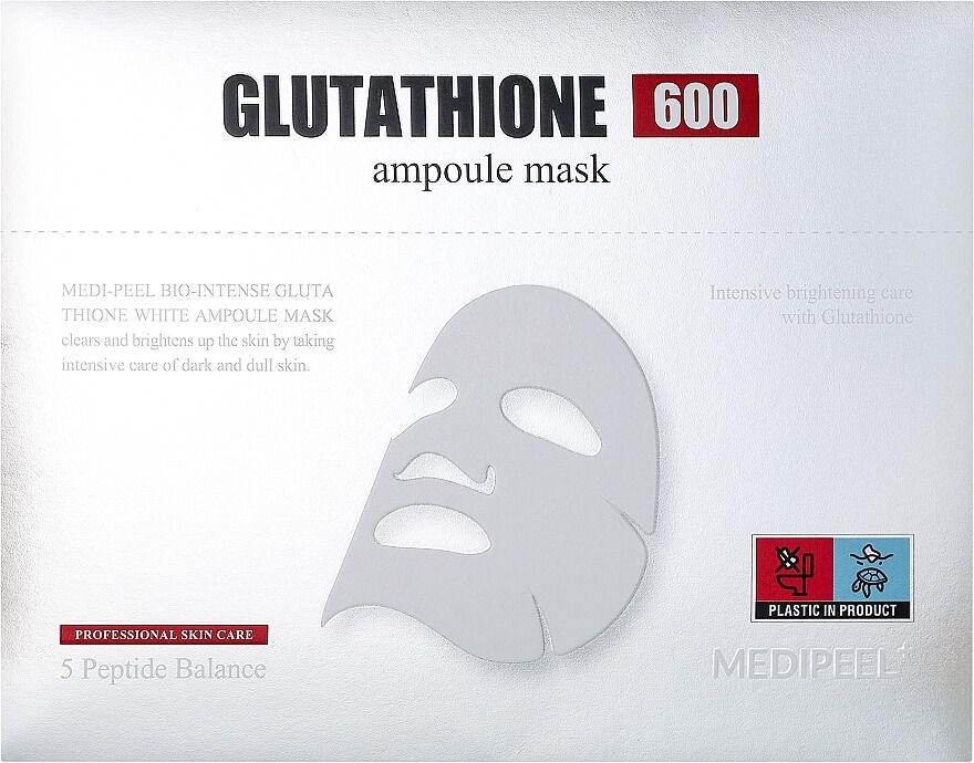 Купити Антиоксидантна тканинна маска з глутатіоном і вітамінами Bio-Intense Glutathione White Ampoule Mask на Elune.com.ua