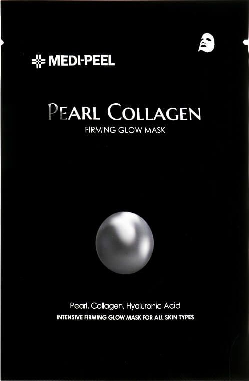 Купити Тканинна маска з перловим колагеном Pearl Collagen Firming Glow Mask на Elune.com.ua