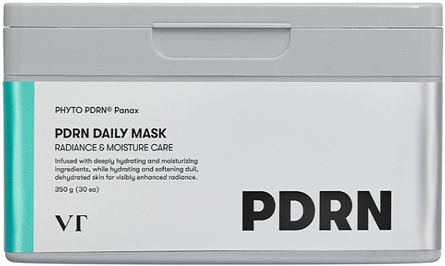 Купити Набір щоденних відновлювальних масок із полінуклеотидами VT Cosmetics PDRN Daily Mask на Elune.com.ua