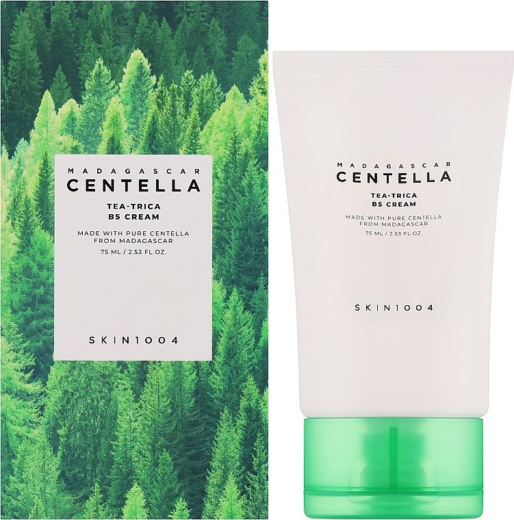 Купити Крем для проблемної та жирної шкіри SKIN1004 Madagascar Centella Tea-Trica B5 Cream на Elune.com.ua