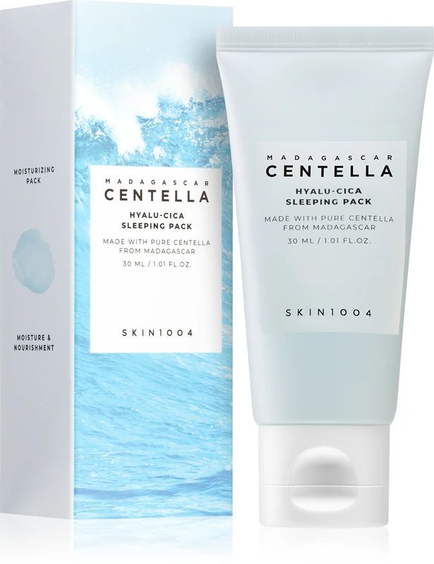 Купити Зволожуюча нічна маска для зміцнення шкіри SKIN1004 Madagascar Centella Hyalu-Cica Sleeping Pack на Elune.com.ua