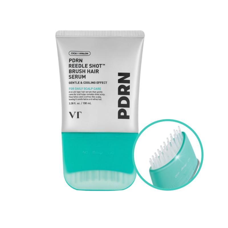 Купити Відновлювальна щітка - сироватка з PDRN для догляду за шкірою голови VT Cosmetics PDRN Reedle Shot Brush Hair Serum на Elune.com.ua