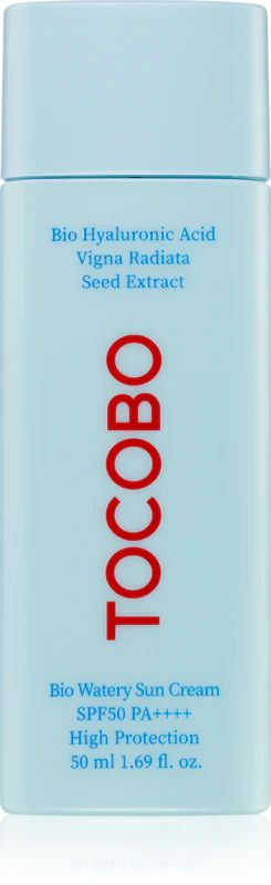 Купити Легкий зволожуючий гель-крем SPF 50+ TOCOBO BIO WATERY SUN CREAM SPF50+ PA++++ на Elune.com.ua