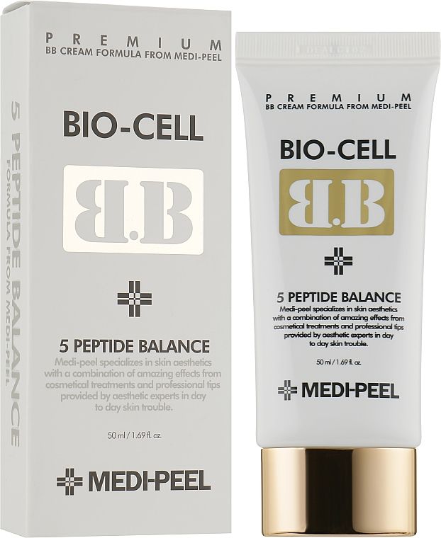 Купити ВВ-крем для обличчя Medi Peel BB Cream Bio-Cell 5 Peptide Balance 50 мл на Elune.com.ua