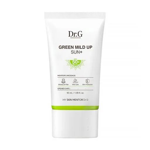 Купити Сонцезахисний крем для обличчя Dr.G Green Mild Up Sun+, SPF 50+/PA++++ на Elune.com.ua