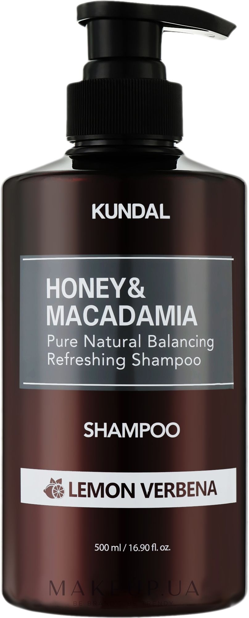 Купити Шампунь відновлюючий "Лимон & Вербена" Kundal Honey & Macadamia Shampoo Lemon Verbena на Elune.com.ua