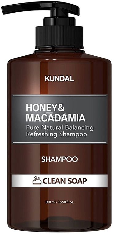 Купити Шампунь відновлюючий "Чисте Мило" Kundal Honey & Macadamia Shampoo Clean Soap на Elune.com.ua