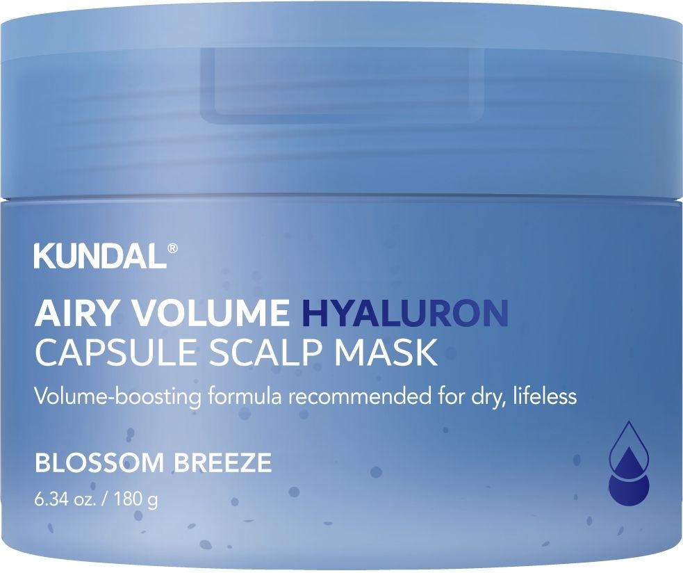 Купити Маска для шкіри голови Kundal Airy Volume Hyaluron Capsule Scalp Mask Blossom Breeze на Elune.com.ua