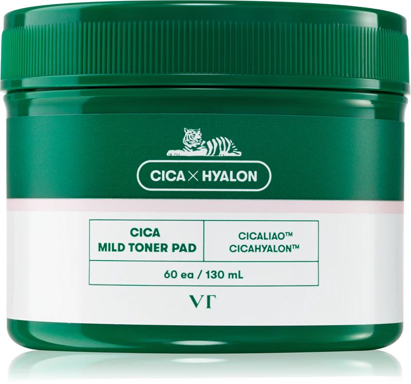 Купити Тонер-педи з екстрактом центелли VT Cosmetics Cica Mild Toner Pad на Elune.com.ua