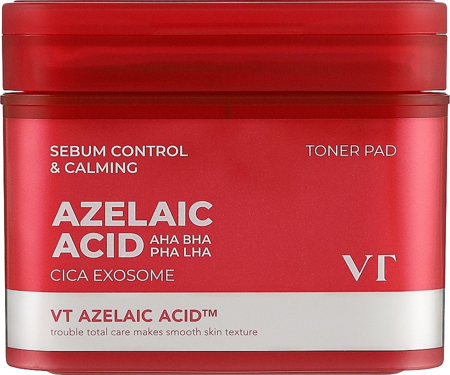 Купити Тонер-педи з азелаїновою кислотою VT Cosmetics Azelaic Acid Toner Pad на Elune.com.ua