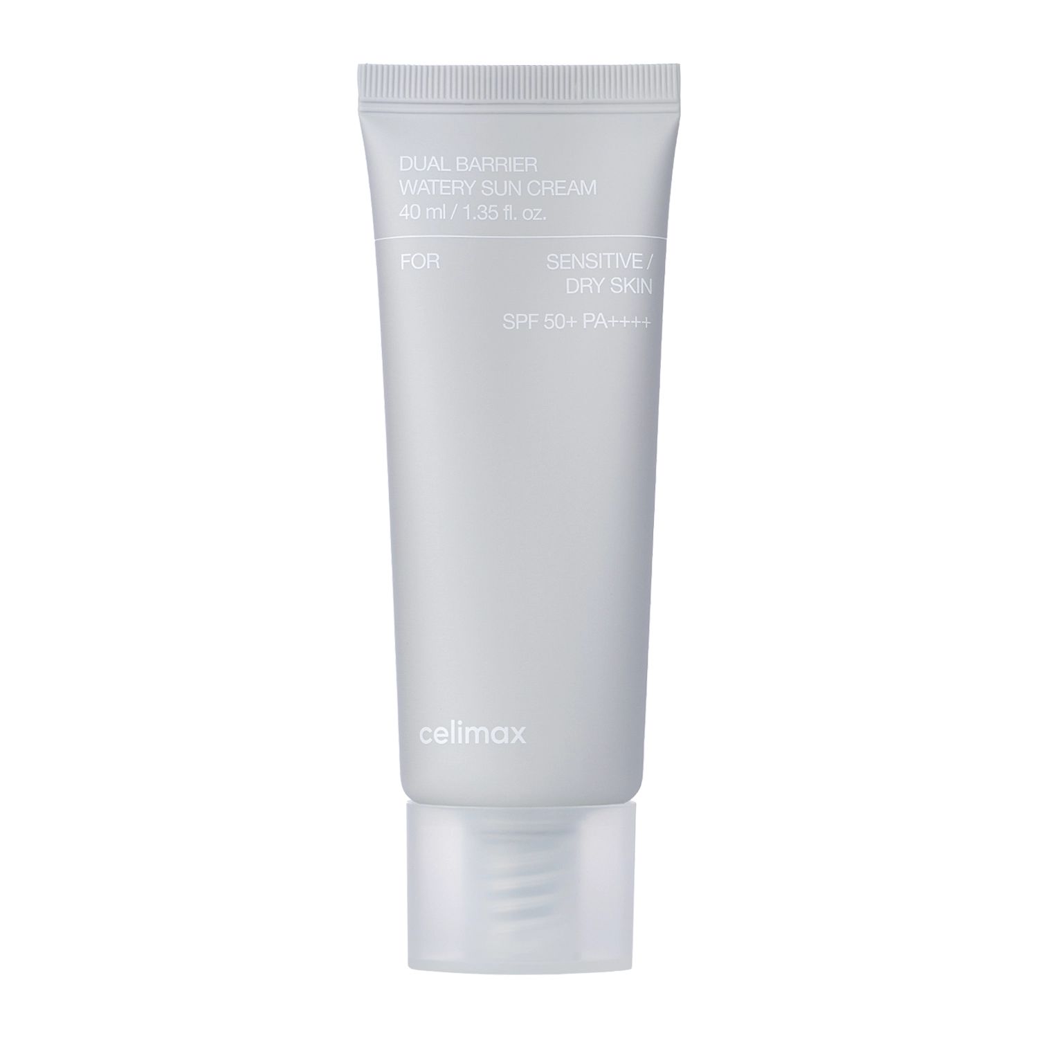 Купити Зволожувальний сонцезахисний крем для обличчя Celimax Dual Barrier Watery Sun Cream SPF50+ PA++++ на Elune.com.ua
