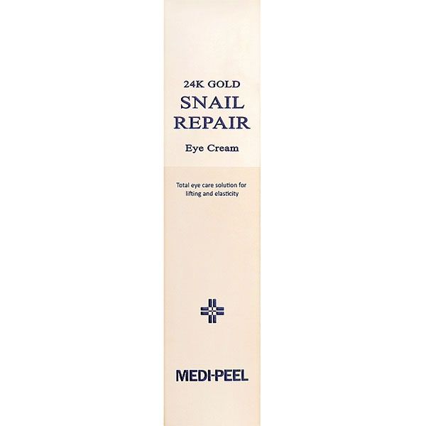 Купити Регенеруючий крем для очей із золотом і муцином равлика Medi Peel 24K Gold Snail Repair Eye Cream на Elune.com.ua