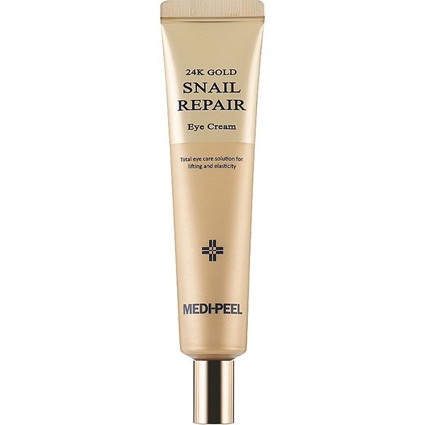 Купити Регенеруючий крем для очей із золотом і муцином равлика Medi Peel 24K Gold Snail Repair Eye Cream на Elune.com.ua