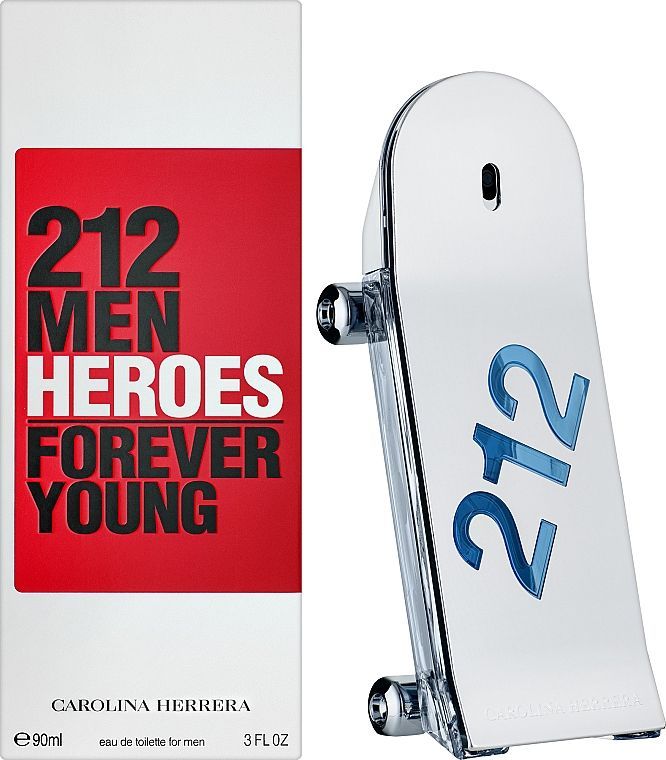 Купити Carolina Herrera 212 Men Heroes Forever Young Туалетна вода на Elune.com.ua