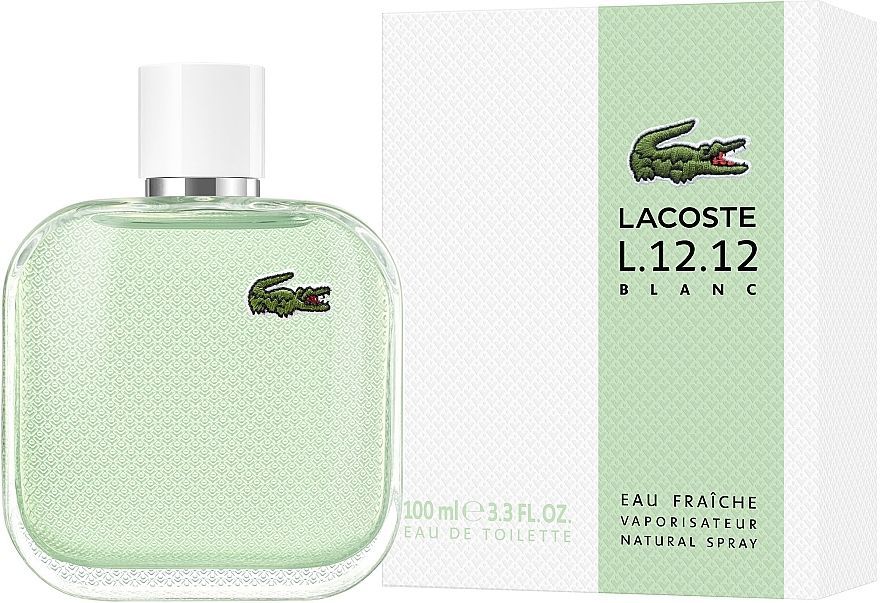Купити Lacoste L.12.12 Blanc Eau Fraiche Туалетна вода на Elune.com.ua