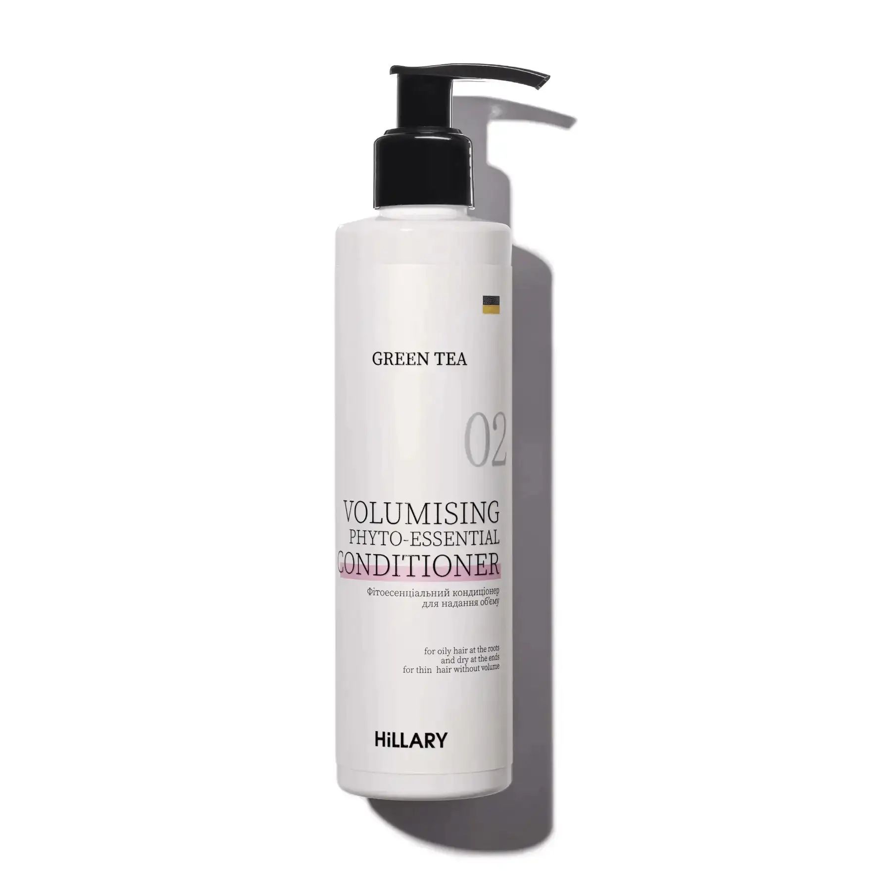 Купити Фітоесенціальний кондиціонер для надання об’єму Hillary Green Tea Volumising Phyto-essential Conditioner на Elune.com.ua