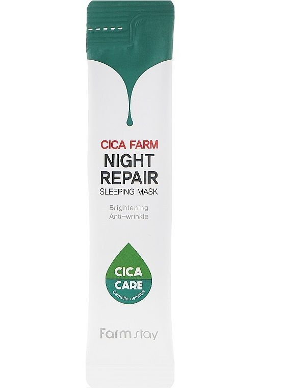 Купити Відновлювальна нічна маска з азіатською центелою Cica Farm Night Repair Sleeping Mask на Elune.com.ua