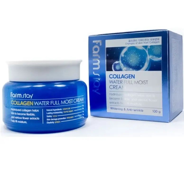Купити Зволожувальний крем з гідролізованим колагеном Collagen Water Full Moist Cream на Elune.com.ua