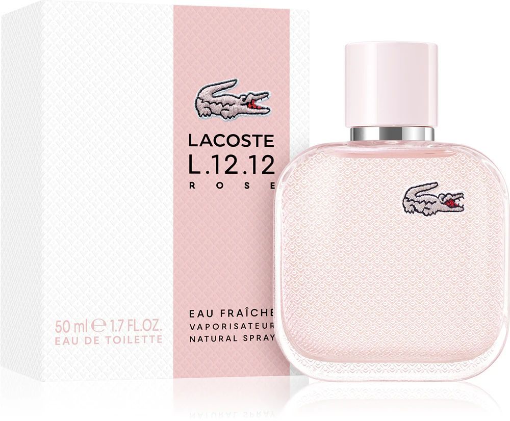 Купити Lacoste L.12.12 Rose Eau Fraiche Туалетна вода на Elune.com.ua