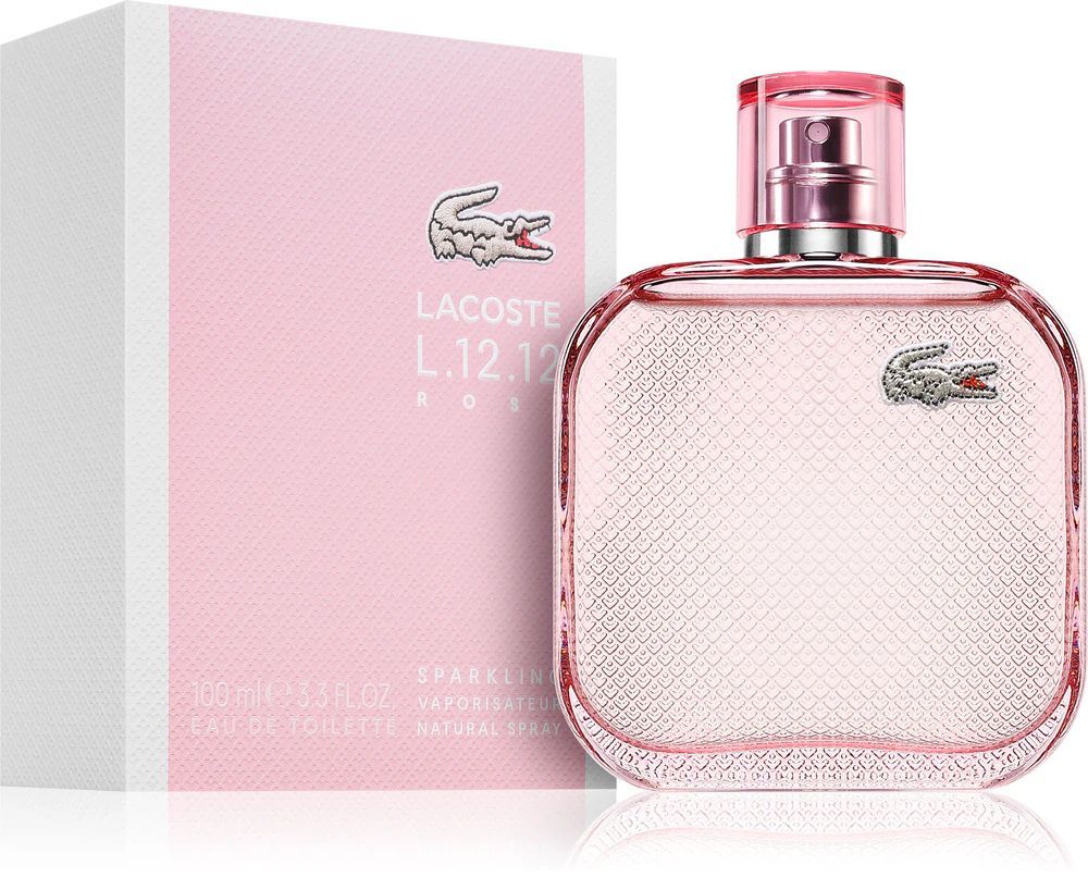Купити Lacoste L.12.12 Rose Sparkling Туалетна вода на Elune.com.ua