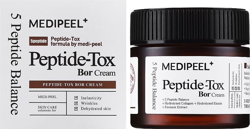 Купити Ліфтинг-крем з пептидним комплексом Medi Peel Peptide-Tox Bor Cream на Elune.com.ua