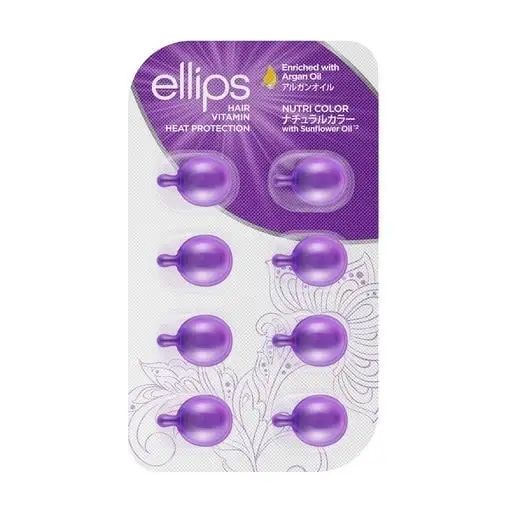 Купити Вітаміни для волосся "Сяйво кольору" Hair Vitamin Nutri Color With Triple Care на Elune.com.ua
