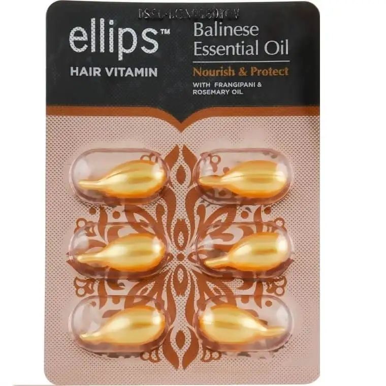 Купити Вітаміни для волосся "Живлення і захист Балі" Hair Vitamin Balinese Essential Oil Nourish & Protect на Elune.com.ua