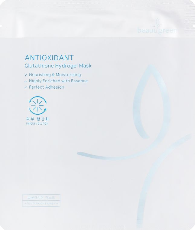 Купити Маска для обличчя з глутаїном Antioxidant Glutathione Hydrogel Mask на Elune.com.ua