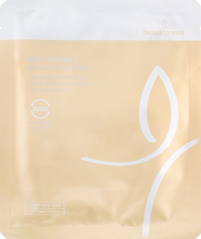 Купити Гідрогелева маска для обличчя з пуллуланом Anti-Wrinkle Pullulan Hydrogel Mask на Elune.com.ua