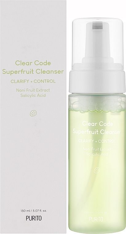 Купити Пінка для глибокого очищення шкіри Clear Code Superfruit Cleanser на Elune.com.ua