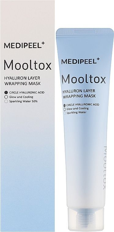 Купити Зволожувальна маска-плівка для обличчя Hyaluronic Acid Layer Mooltox Wrapping Mask на Elune.com.ua
