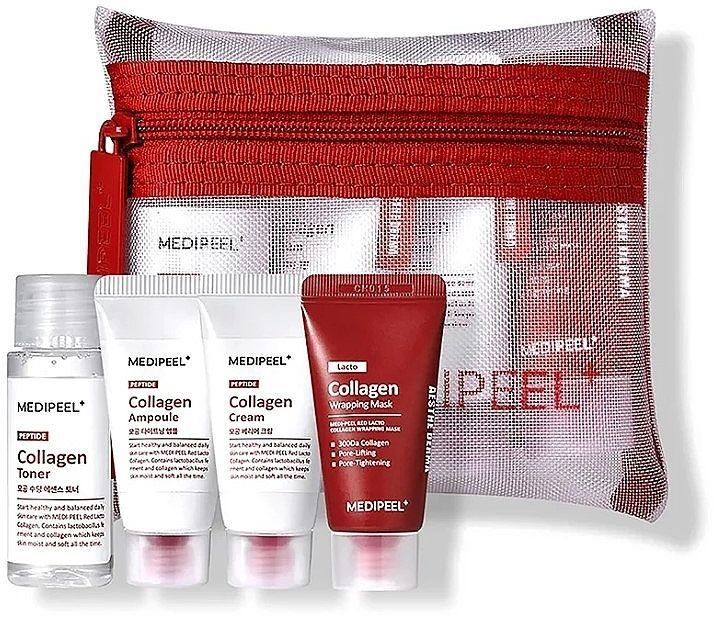 Купити Набір для омолодження шкіри з колагеном Red Lacto Collagen Skin Care Trial Kit на Elune.com.ua