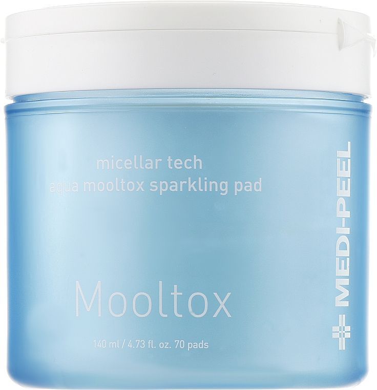 Купити Пілінг-педи для зволоження і очищення шкіри обличчя Aqua Mooltox Sparkling Pad на Elune.com.ua