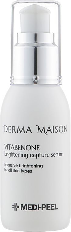 Купити Мультивітамінна освітлювальна сироватка з ідебеноном Derma Maison Vitabenone Brightening Capture Serum на Elune.com.ua