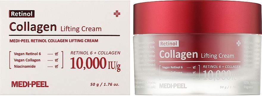 Купити Подвійний ліфтинг-крем з ретинолом та колагеном Retinol Collagen Lifting Cream на Elune.com.ua