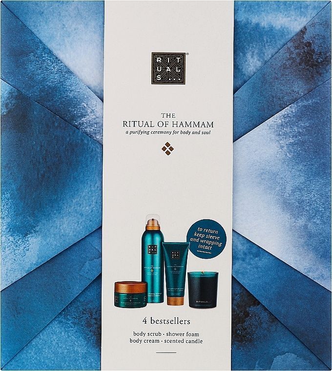 Купити Набір Ritual (Пінка 200мл+Крем 100мл+Скраб 125г+Свічка) The Ritual Of Hammam на Elune.com.ua