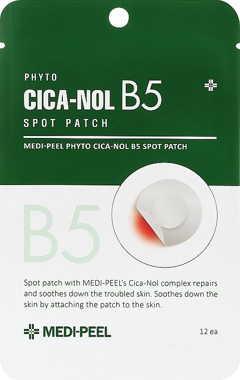 Купити Заспокійливі точкові патчі від прищів з центелою Phyto Cica-Nol B5 Spot Patch на Elune.com.ua