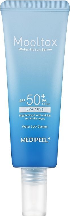 Купити Ультразволожувальна СПФ сироватка для обличчя Aqua Mooltox Water-Fit Sun Serum SPF 50+ PA++++ на Elune.com.ua