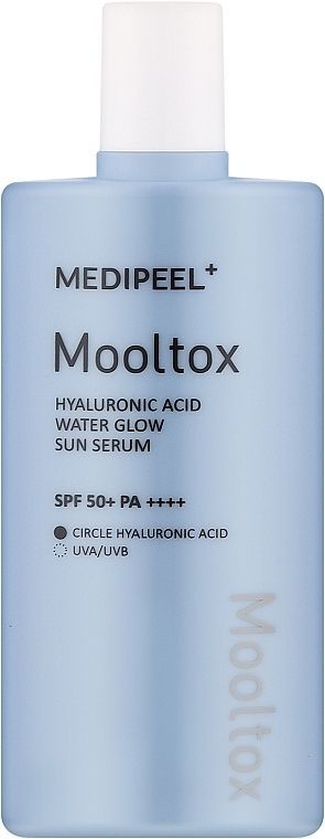 Купити Зволожуюча сонцезахисна сироватка для обличчя Hyaluronic Acid Mooltox Water Glow Sun Serum SPF 50+ PA++++ на Elune.com.ua