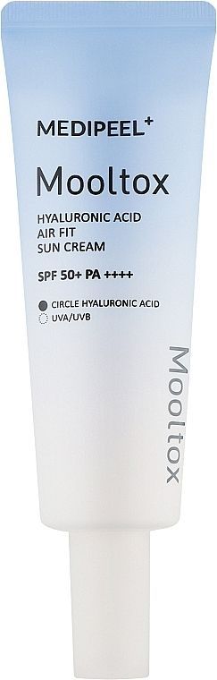 Купити Сонцезахисний крем для обличчя Hyaluronic Acid Mooltox Air Fit Sun Cream SPF 50+ PA++++ на Elune.com.ua