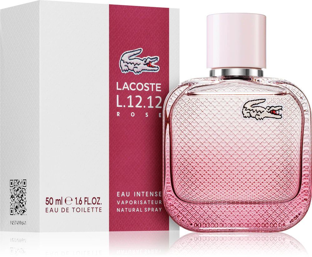 Купити Lacoste L.12.12 Rose Eau Intense Туалетна вода на Elune.com.ua