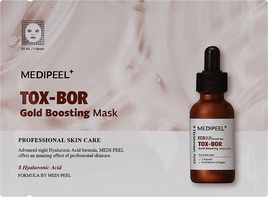 Купити Поживна маска для підвищення пружності шкіри Tox-Bor Gold Boosting Mask на Elune.com.ua