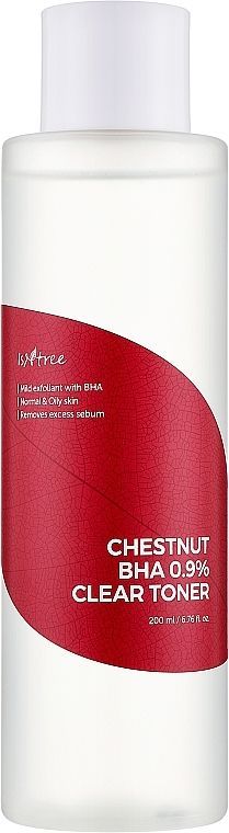 Купити Тонер очищувальний з BHA кислотою і екстрактом каштану Chestnut BHA 0,9% Clear Toner на Elune.com.ua