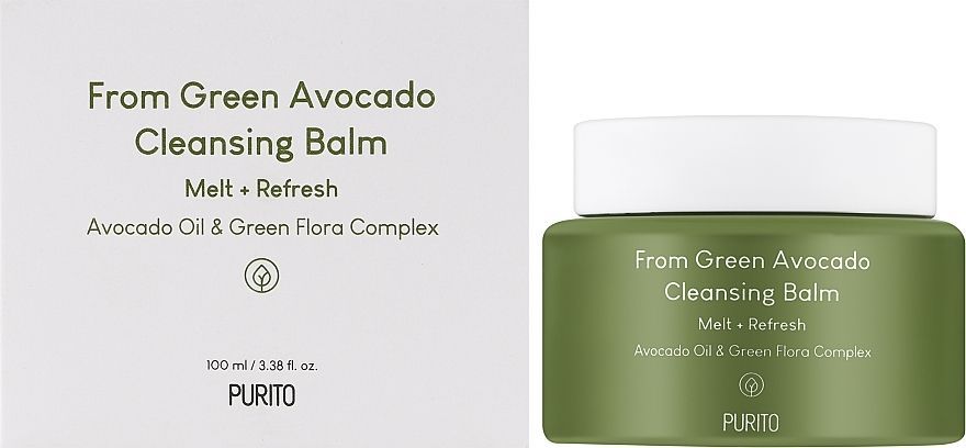Купити Гідрофільний бальзам для обличчя From Green Avocado Cleansing Balm на Elune.com.ua
