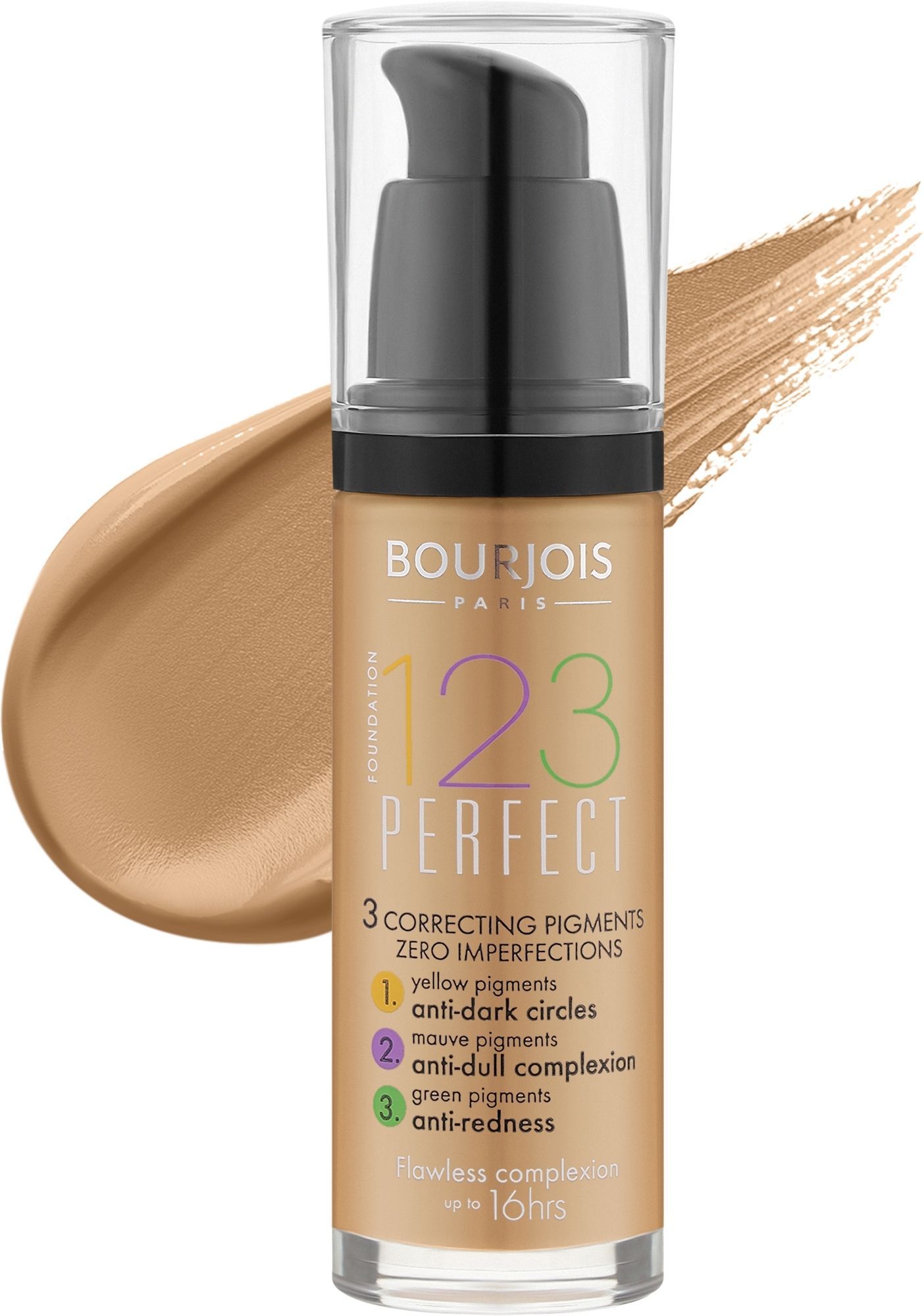 Купити Крем тональний для обличчя Bourjois 1,2,3 Perfect на Elune.com.ua