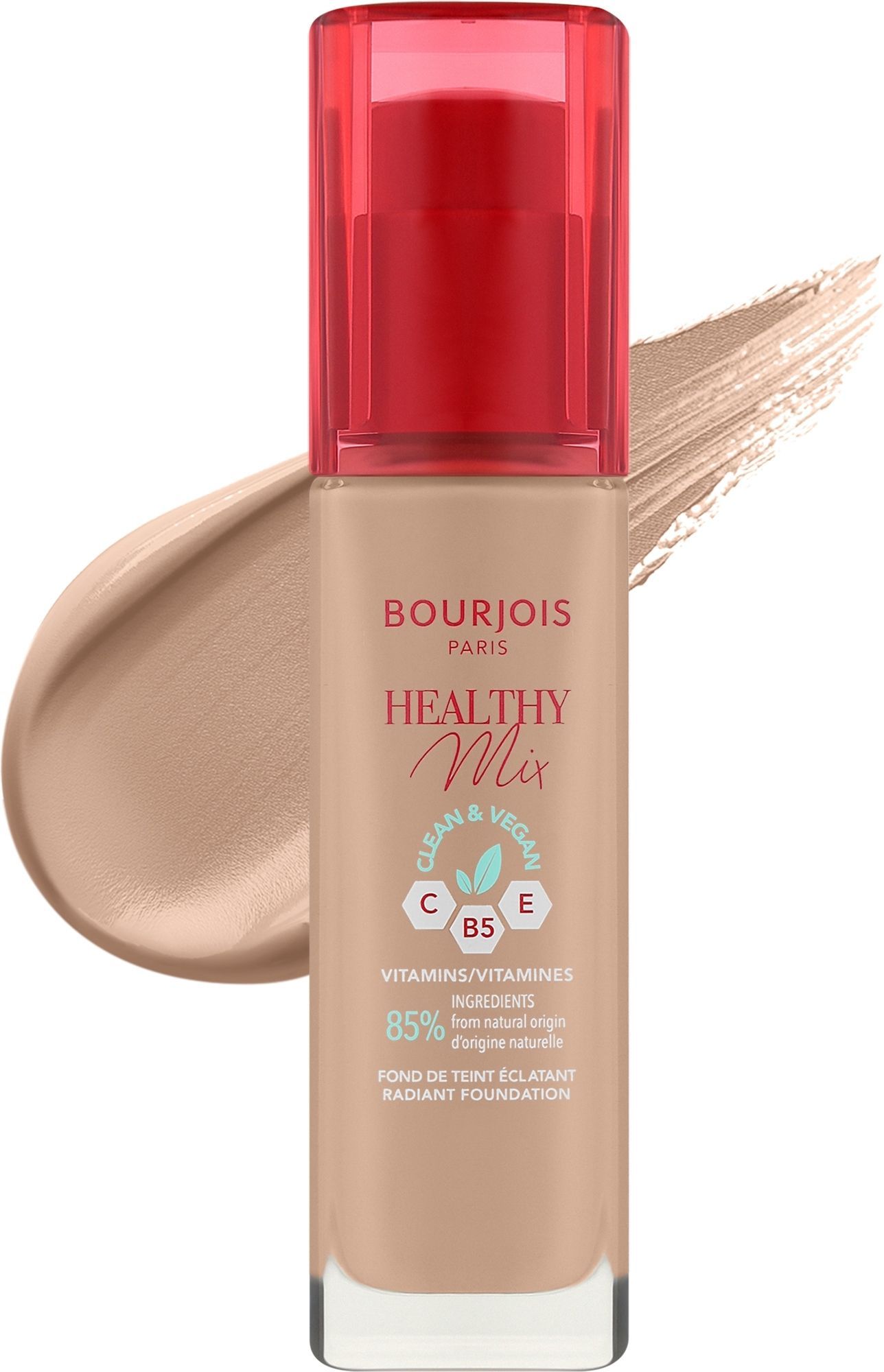 Купити Bourjois Крем тональний для обличчя 30 мл Healthy Mix With Vitamin Clean & Vegan на Elune.com.ua
