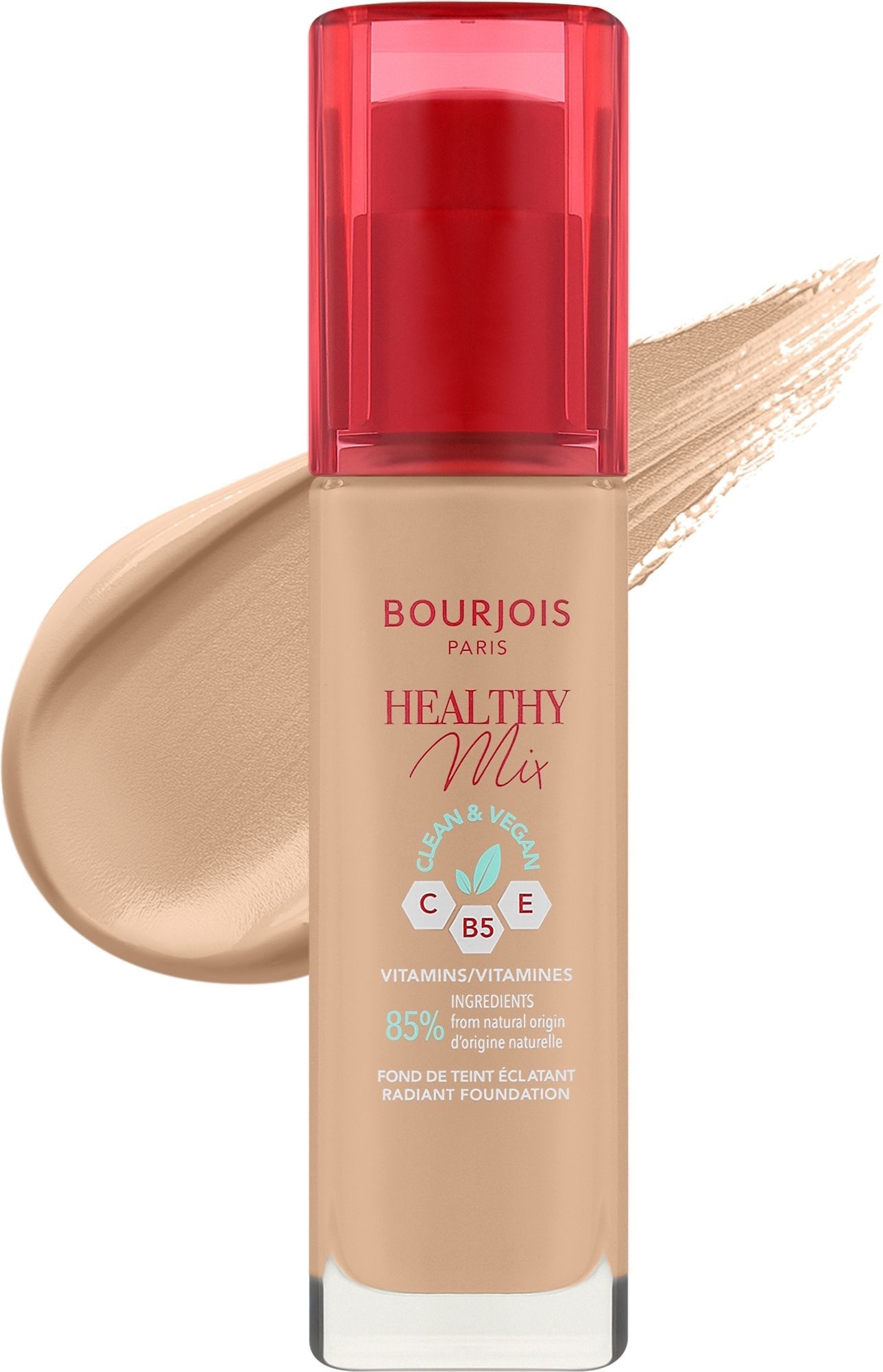 Купити Bourjois Крем тональний для обличчя 30 мл Healthy Mix With Vitamin Clean & Vegan на Elune.com.ua