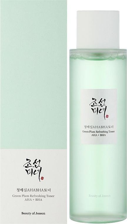 Купити Тонер із кислотами Green Plum Refreshing Toner AHA + BHA на Elune.com.ua